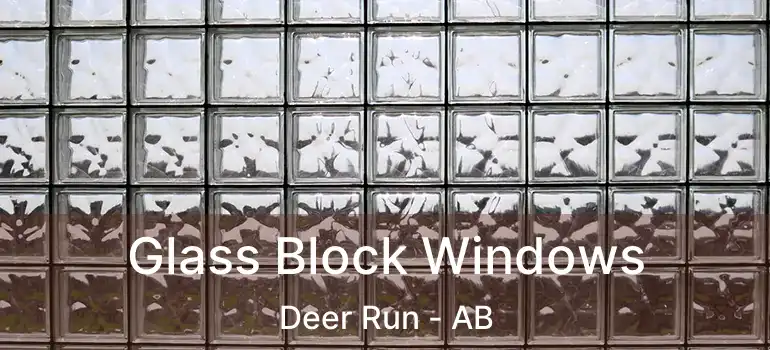  Glass Block Windows Deer Run - AB