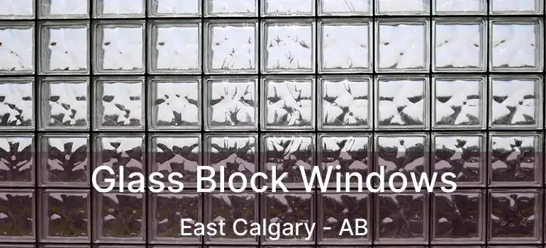  Glass Block Windows East Calgary - AB
