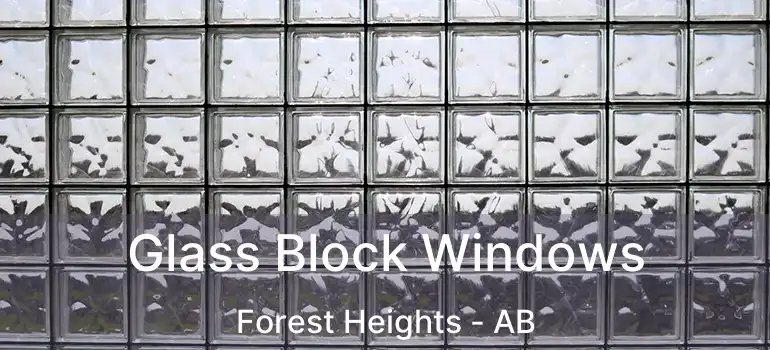  Glass Block Windows Forest Heights - AB