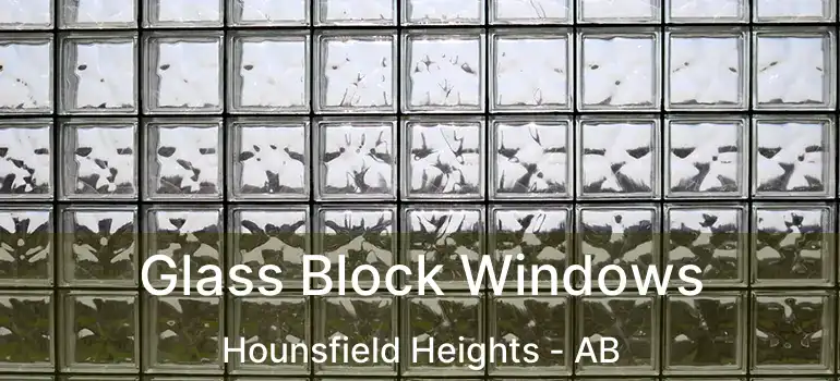  Glass Block Windows Hounsfield Heights - AB