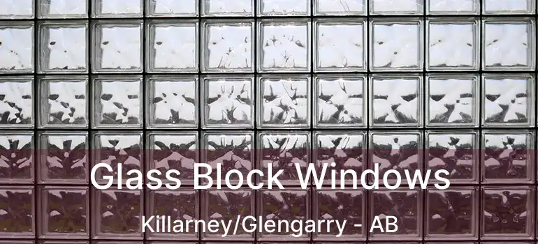  Glass Block Windows Killarney/Glengarry - AB