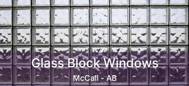  Glass Block Windows McCall - AB
