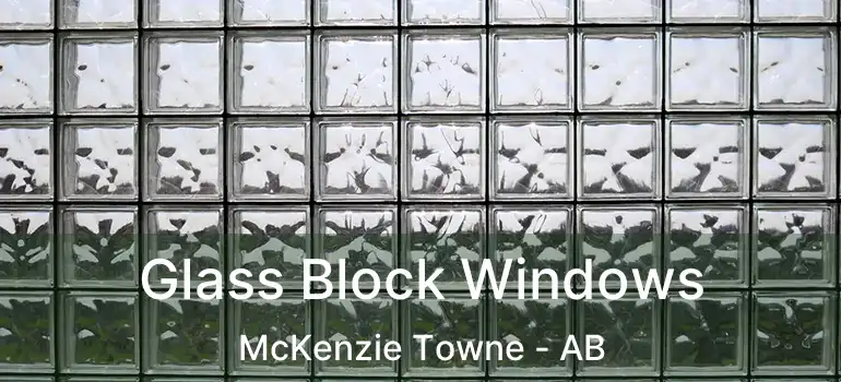  Glass Block Windows McKenzie Towne - AB