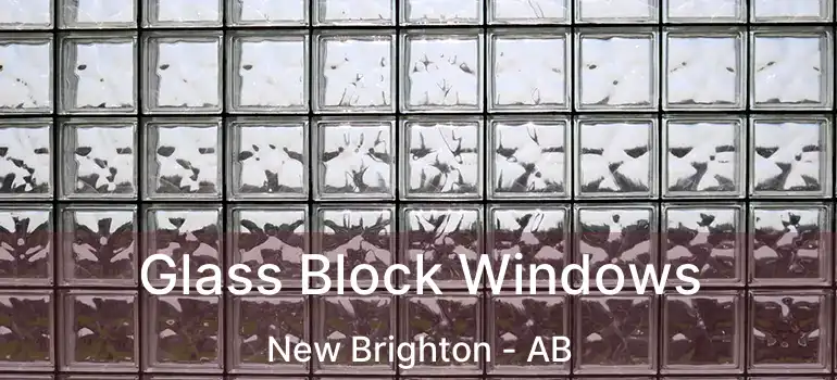  Glass Block Windows New Brighton - AB