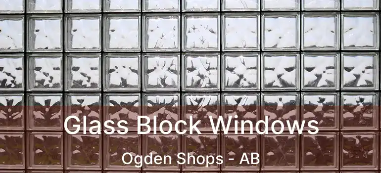  Glass Block Windows Ogden Shops - AB