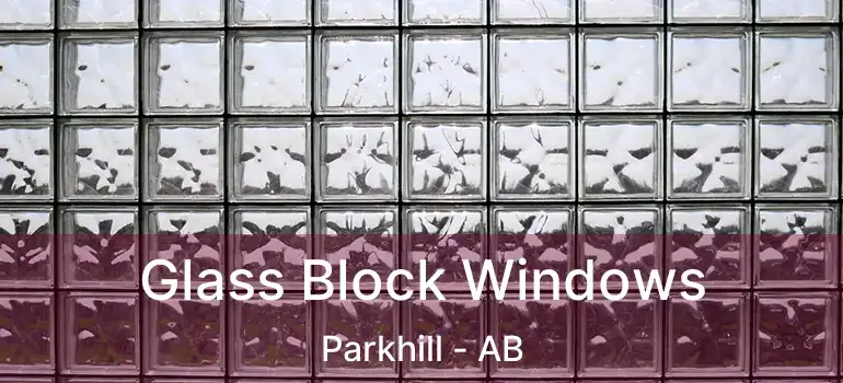  Glass Block Windows Parkhill - AB