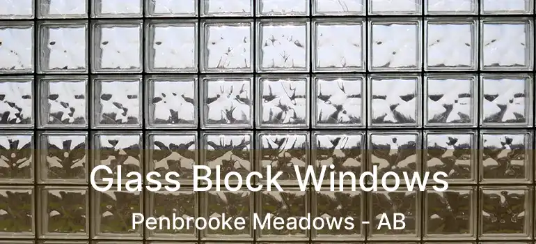  Glass Block Windows Penbrooke Meadows - AB