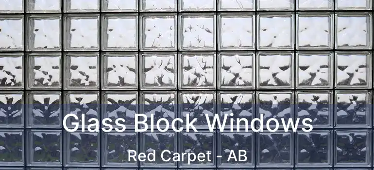  Glass Block Windows Red Carpet - AB