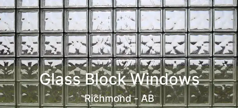  Glass Block Windows Richmond - AB