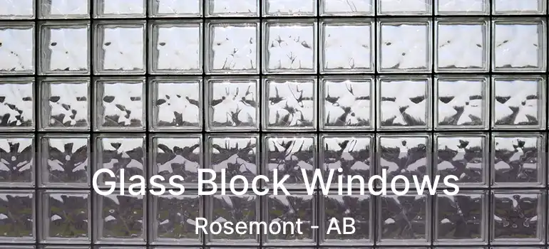  Glass Block Windows Rosemont - AB