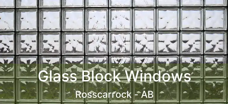  Glass Block Windows Rosscarrock - AB