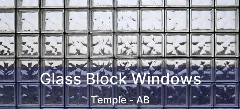  Glass Block Windows Temple - AB
