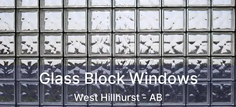  Glass Block Windows West Hillhurst - AB