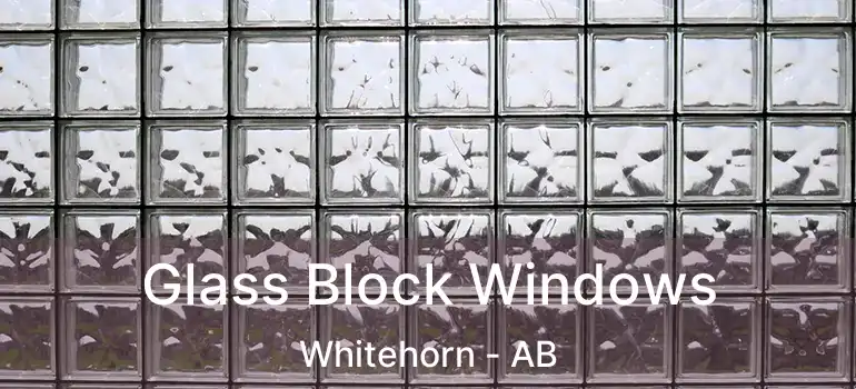  Glass Block Windows Whitehorn - AB