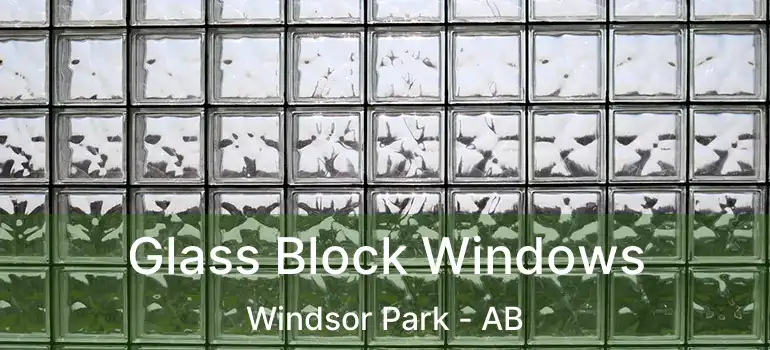  Glass Block Windows Windsor Park - AB