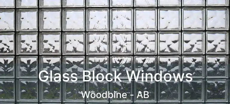  Glass Block Windows Woodbine - AB