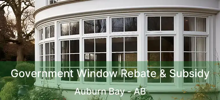  Government Window Rebate & Subsidy Auburn Bay - AB