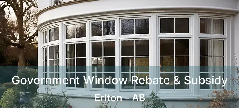  Government Window Rebate & Subsidy Erlton - AB
