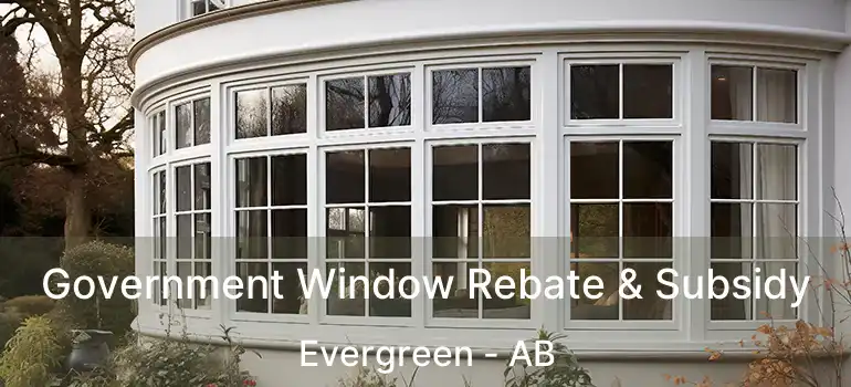  Government Window Rebate & Subsidy Evergreen - AB