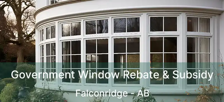  Government Window Rebate & Subsidy Falconridge - AB