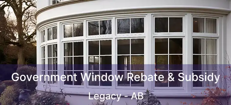  Government Window Rebate & Subsidy Legacy - AB