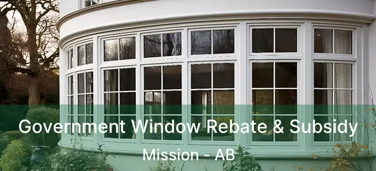  Government Window Rebate & Subsidy Mission - AB
