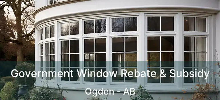  Government Window Rebate & Subsidy Ogden - AB