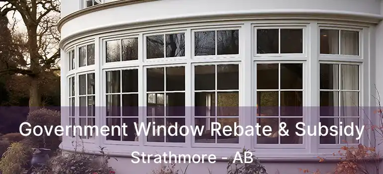  Government Window Rebate & Subsidy Strathmore - AB