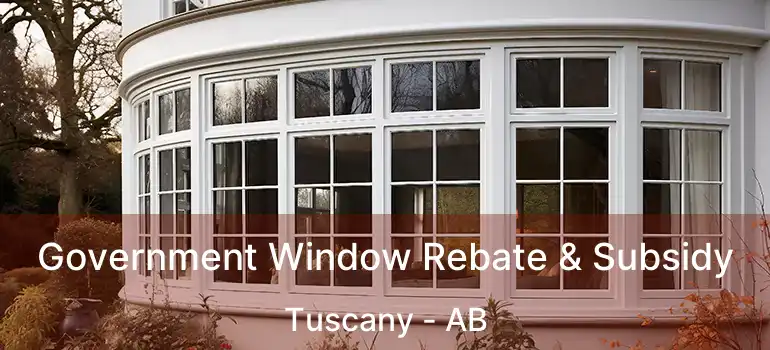  Government Window Rebate & Subsidy Tuscany - AB
