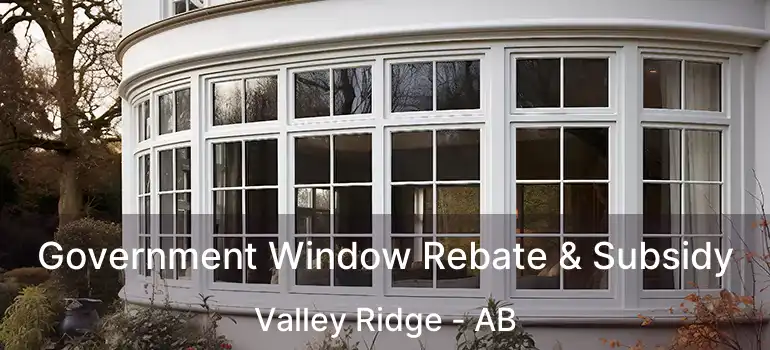  Government Window Rebate & Subsidy Valley Ridge - AB