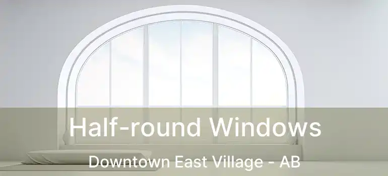  Half-round Windows Downtown East Village - AB