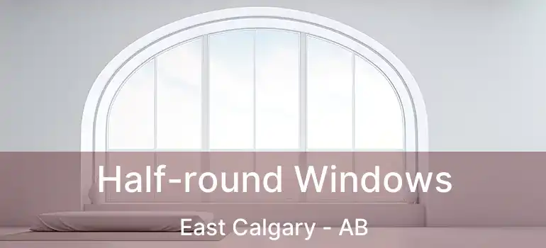  Half-round Windows East Calgary - AB