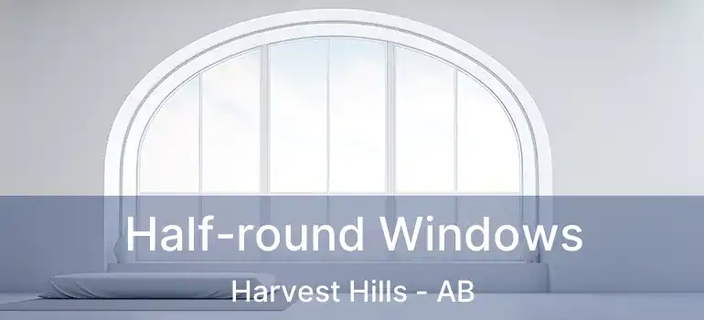 Half-round Windows Harvest Hills - AB