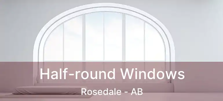  Half-round Windows Rosedale - AB