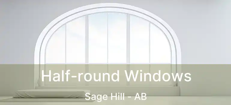  Half-round Windows Sage Hill - AB