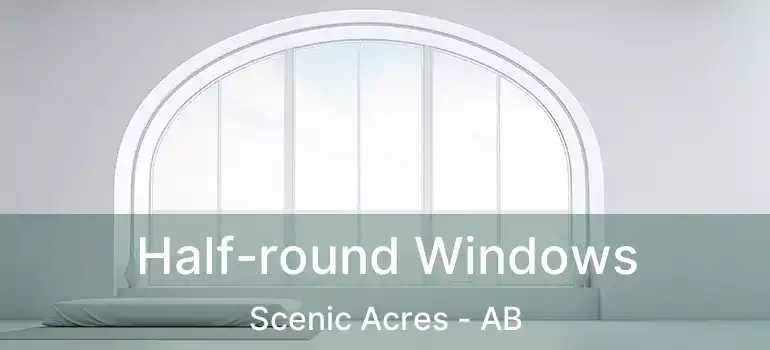  Half-round Windows Scenic Acres - AB
