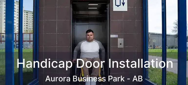  Handicap Door Installation Aurora Business Park - AB