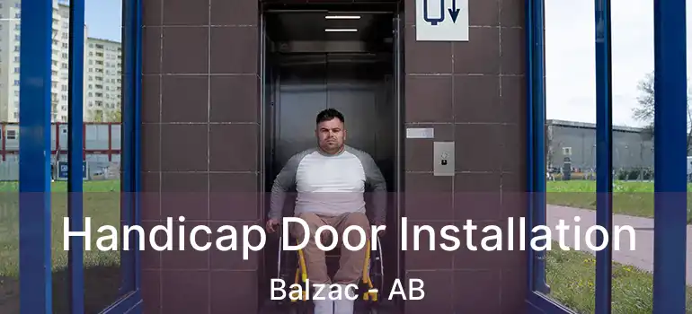  Handicap Door Installation Balzac - AB