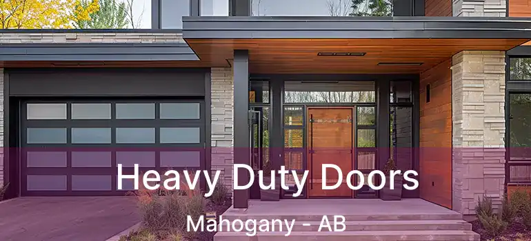  Heavy Duty Doors Mahogany - AB