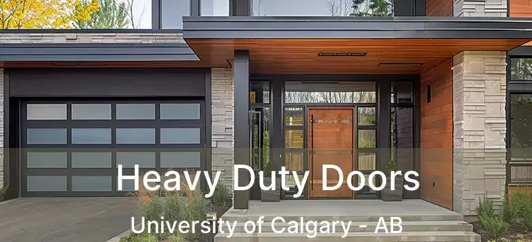  Heavy Duty Doors University of Calgary - AB