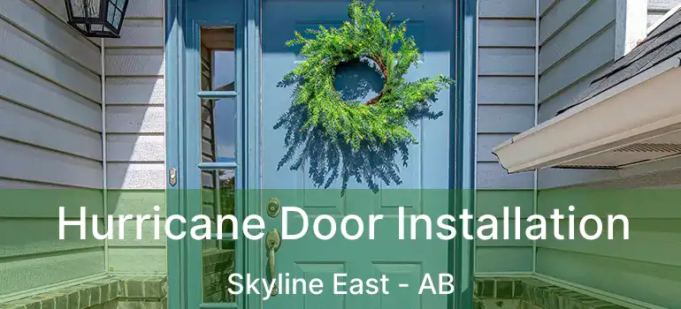  Hurricane Door Installation Skyline East - AB