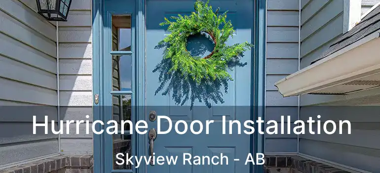  Hurricane Door Installation Skyview Ranch - AB