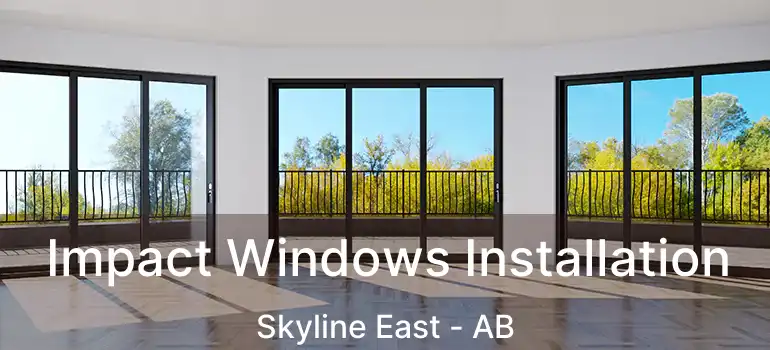  Impact Windows Installation Skyline East - AB