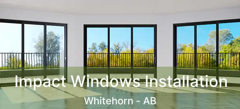  Impact Windows Installation Whitehorn - AB