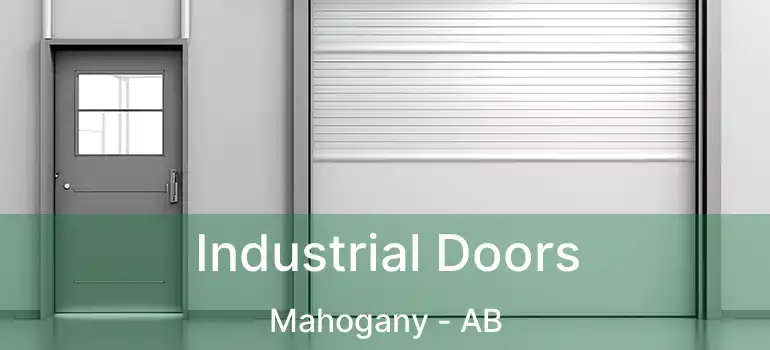  Industrial Doors Mahogany - AB