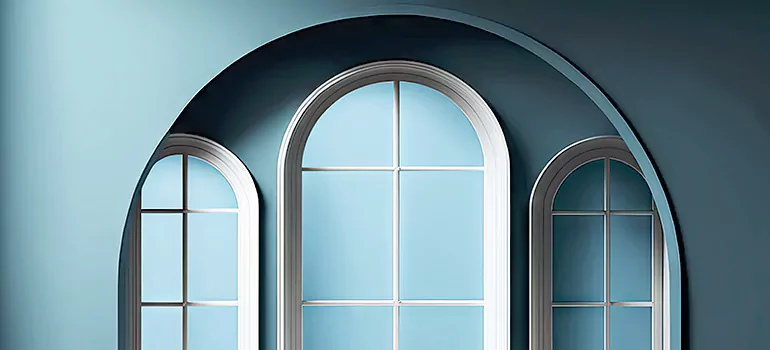 Quarter Arch Window Insulation in Calgary, Alberta