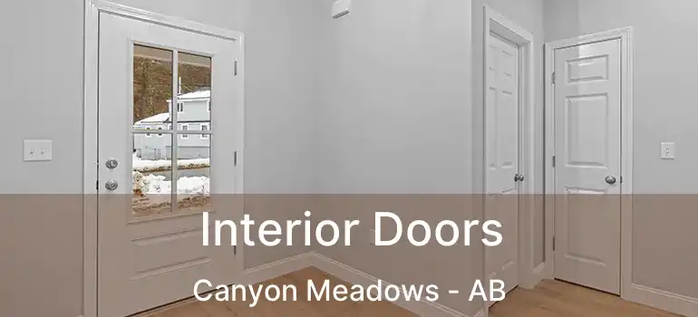  Interior Doors Canyon Meadows - AB