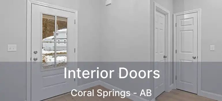  Interior Doors Coral Springs - AB