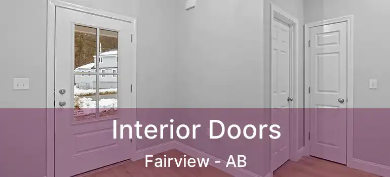  Interior Doors Fairview - AB