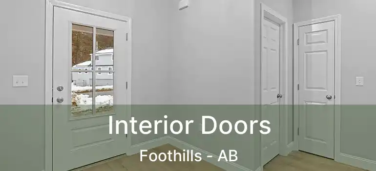  Interior Doors Foothills - AB